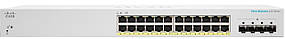 Cisco Комутатор CBS220 Smart 24-port GE, Full PoE, 4x1G SFP (CBS220-24FP-4G-EU)