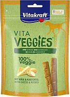 VITAKRAFT VEGGIES STICKS Овощные сосиски кабанос с сыром и картофелем 80г