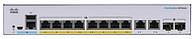 Cisco Коммутатор CBS250 Smart 8-port GE, PoE, Ext PS, 2x1G Combo (CBS250-8P-E-2G-EU)