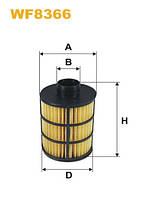 Фильтр топливный Chevrolet Europe (GM); Citroen; Daewoo (Chevrolet); Fiat; Opel; Peuge Wix Filters (WF8366)