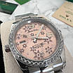 Жіночий годинник наручний Rolex 36 mm Datejust Diamond Floral Silver-Pink, фото 7