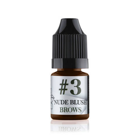 Пігмент для татуажу брів D|N NUDE BLUSH BROWS "Брюнет" №3, 5 мл, фото 1