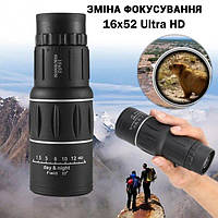 Монокуляр Bushnell 16x52 PowerView монокль, Бушнел, подзорная труба с чехлом