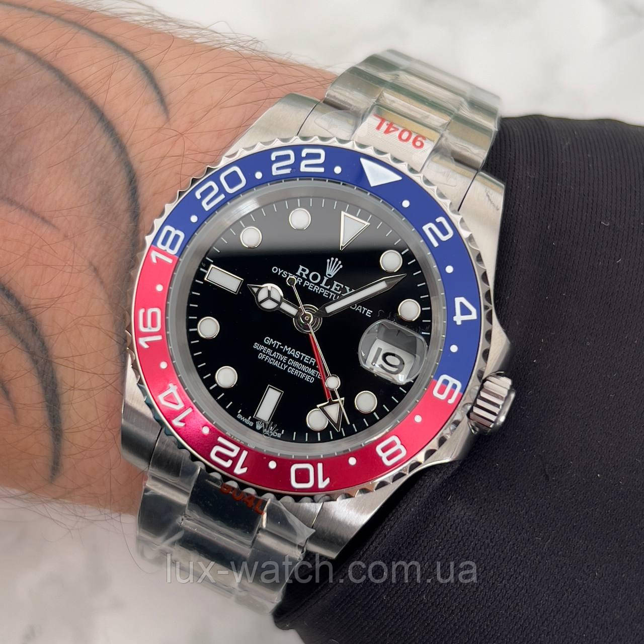 Годинник Чоловічий R 0 L E X GMT-Master II Pepsi, фото 1