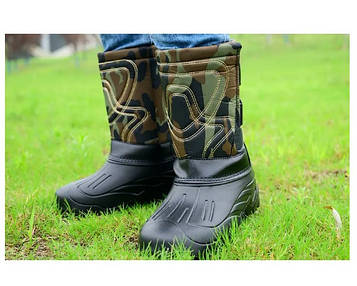 Зимові чоботи водонепроникні Камуфляж SnowBoots1.PeremogaUA