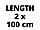 Einhell Алюмінієві напрямні для циркулярної пили, 2 шт., 1000 мм (4502118), фото 3