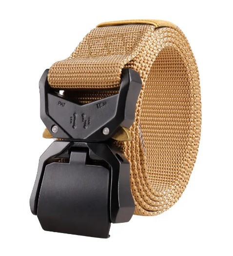 Ремінь з покращеною пряжкою "King Cobra" Койот. PeremogaUA, фото 1