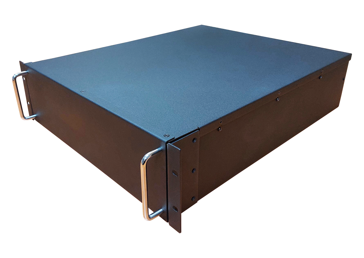 Корпус металевий MiBox для джерела безперебійного живлення, модель MB-3542RCSP(B) (Ш430 Г542 В132), чорний