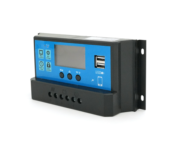 Контролер заряду ШИМ (PWM) Voltronic YJSS-50A 12/24В з дисплеєм та USB, працює тільки з АКБ AGM та GEL