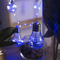Новорічна гірлянда Лампа Едісона колір ламп синій 2,5 м RD-9009 75LED 200373, фото 5
