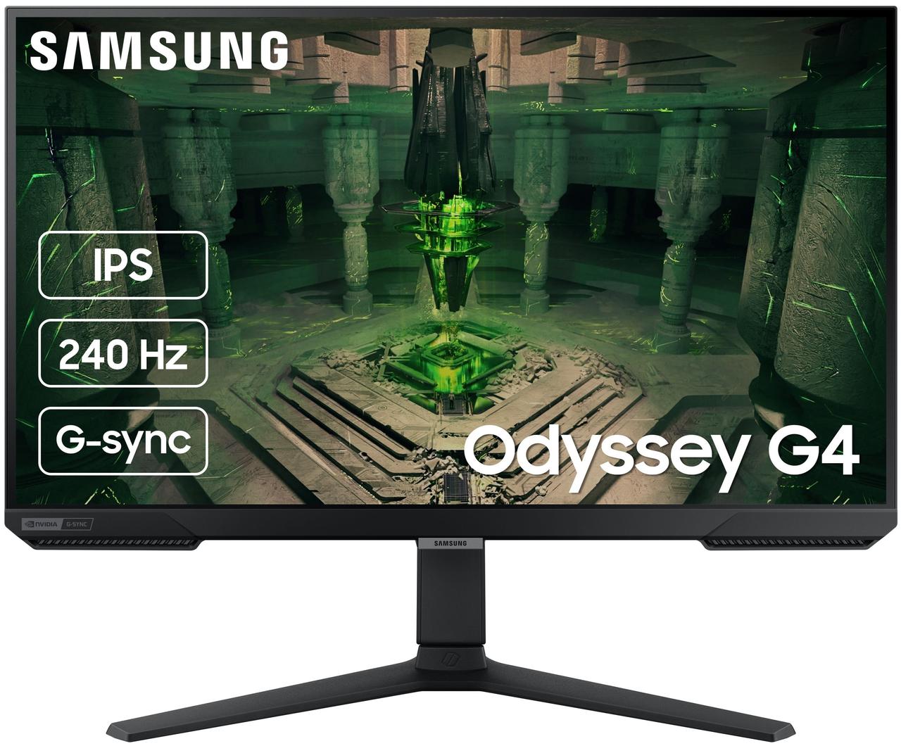 Samsung Монітор 27" Odyssey G4 S27BG400EI 2*HDMI, DP, IPS, 240Hz, 1 ms (LS27BG400EIXCI)