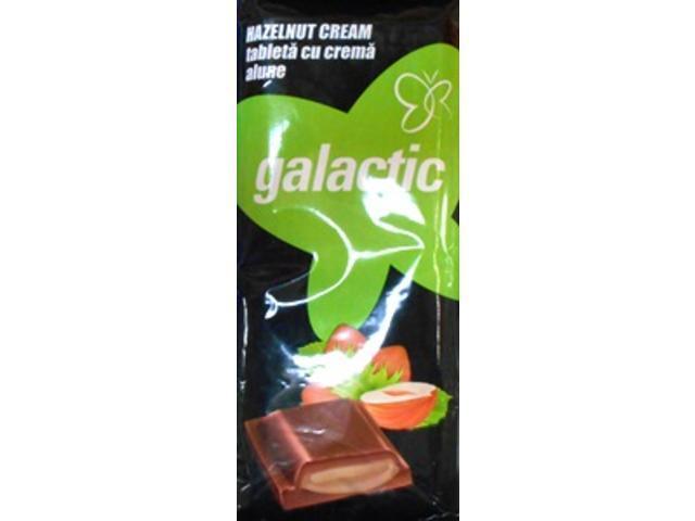 Шоколад молочний Galactic з арахісовою начинкою, 90 г