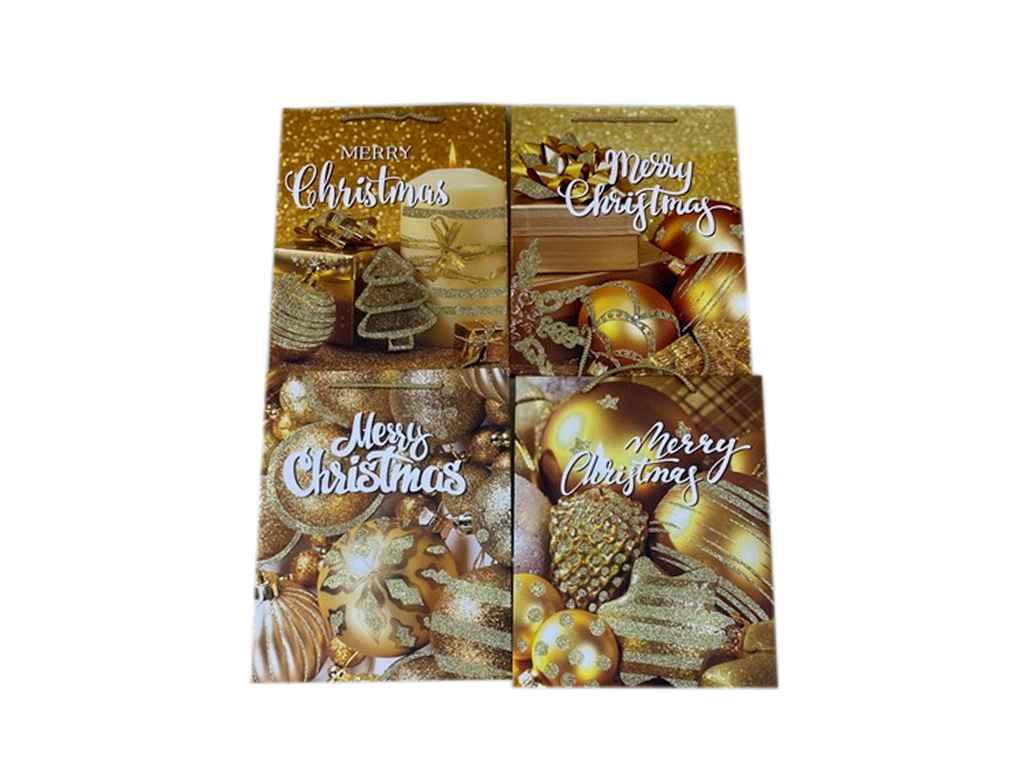 Пакет Новорічний L Christmas toys 44*31*12см R91302-L ТМ STENSON, фото 1
