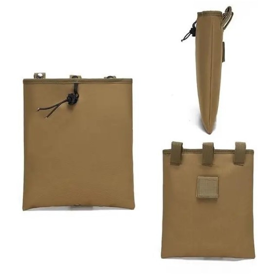 Тактична Сумка скидання, Підсумок під скидання магазинів Койот molle Drop Pouch B212.PeremogaUA