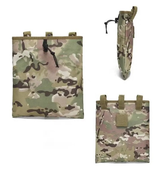 Тактична Сумка скидання, Підсумок під скидання магазинів Мультикам molle Drop Pouch B210.PeremogaUA