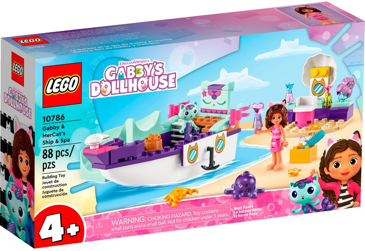 LEGO Конструктор Gabby's Dollhouse Корабель і спа Габбі та Няви (10786)