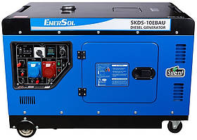 EnerSol Генератор дизельний, 10.0 кВт, одне/трьохфазне, 230 кг (SKDS-10EBAU)