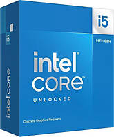 Intel ЦПУ Core i5-14600KF 14C/20T 3.5GHz 24Mb LGA1700 125W w/o graphics Box (BX8071514600KF)