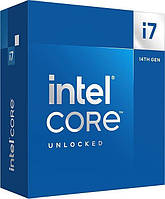 Intel ЦПУ Core i7-14700K 20C/28T 3.4GHz 33Mb LGA1700 125W Box (BX8071514700K)