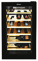Candy Холодильник для вина, 70x40х55, мороз.відд.-73 л, зон — 1, бут-21, ST, дисплей, чорний (CWCEL210/N)