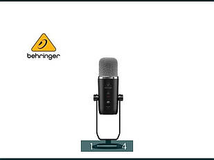 Студійний USB конденсаторний мікрофон Behringer Bigfoot для стримів