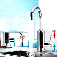 Кран нагреватель на кухню, Проточный водонагреватель воды для кухни (нижнее подключение), DEV