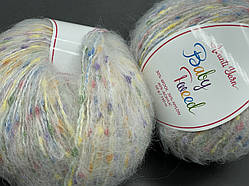 Пряжа Baby Tweed Avanti Yarn-24 кремово-білий