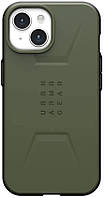 UAG Чехол для Apple iPhone 15 Civilian Magsafe, Olive Drab (114287117272)