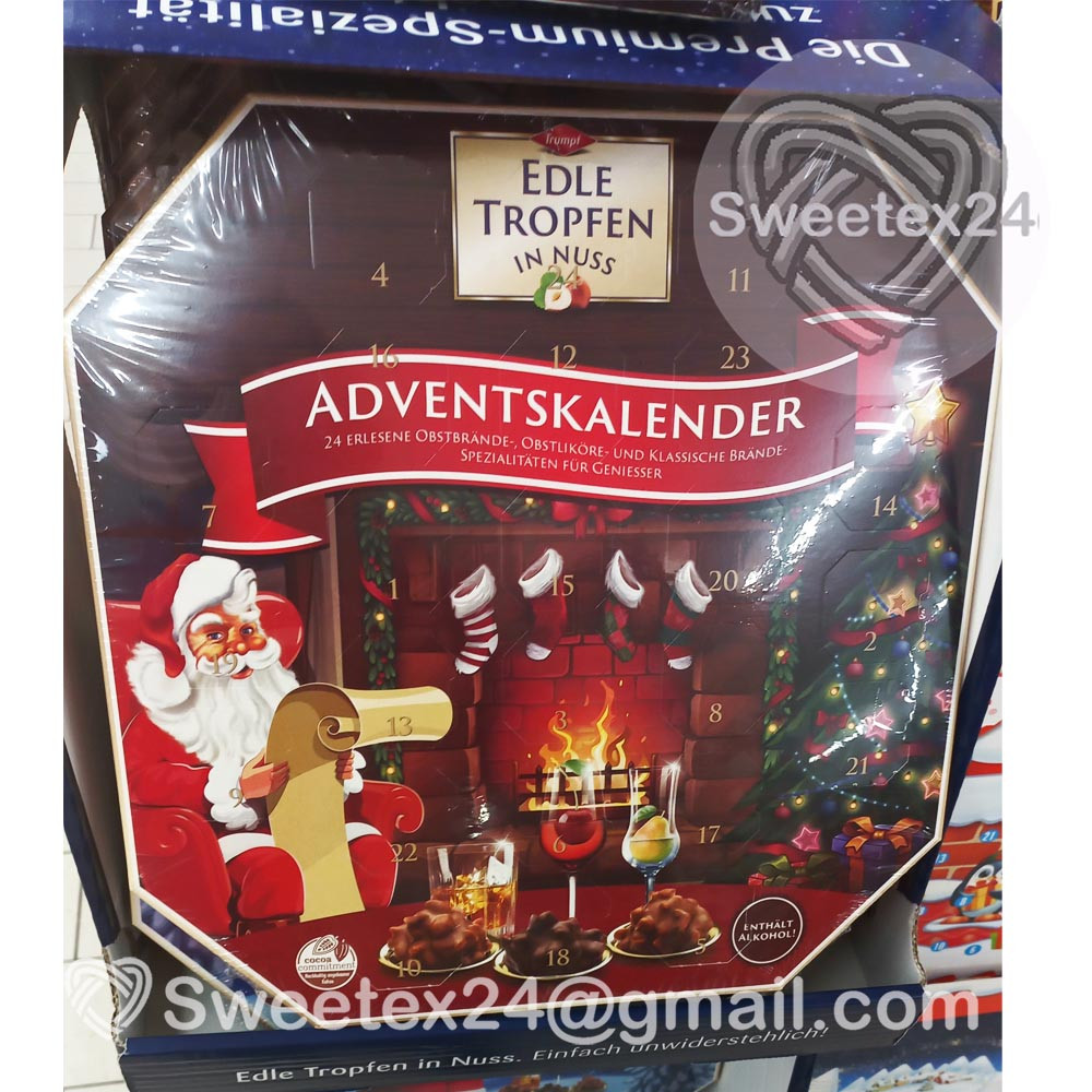 Edle Tropfen in Nuss Adventskalender Адвент календарь со вкусом