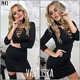 Красива сукня  зі шнурівкою на грудях, фото 7