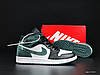 Зимові чоловічі кросівки Nike Air Jordan 1 Winter Winter Fur green black Найк Джордан Ретро з хутром високі чорні зеленим, фото 9