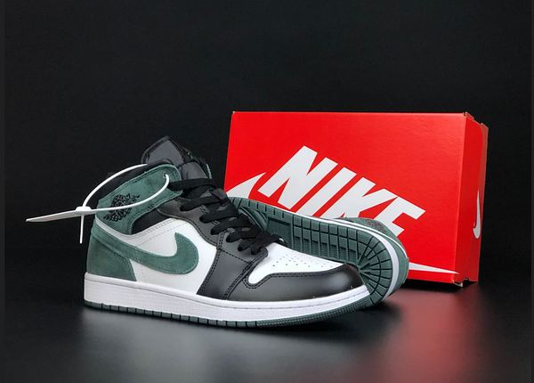 Nike Air Jordan 1 Winter Fur green black