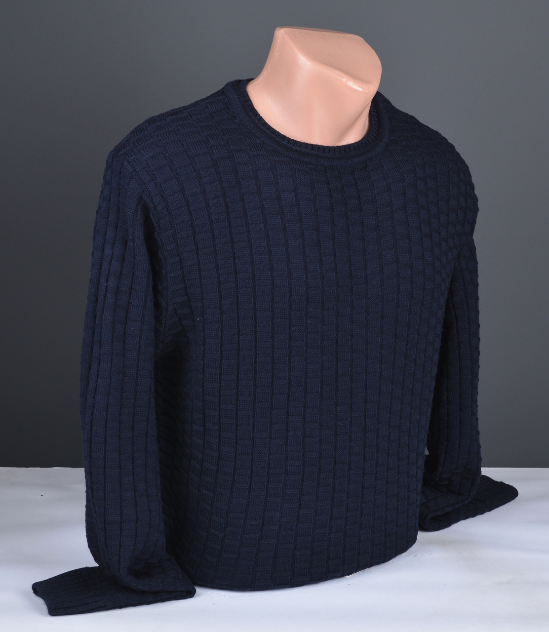 Чоловічий джемпер темно-синій | Чоловічий светр Туреччина 9208