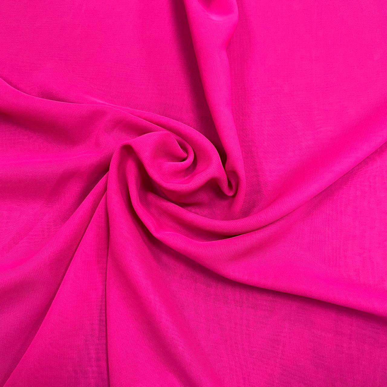Тканина шифон колір Фуксія, фото 1