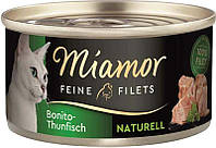 Miamor Fine Filets Naturelle тунец бонито в собственном соусе 80 г