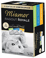 Влажный корм для кошек Miamor Ragout Royale смесь вкусов в желе 12х100г