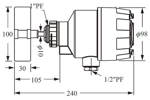 Датчик рівня SE110 220VAC, фото 3