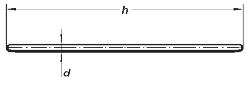 Паличка скляна BORO 3.3, TC