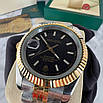 Годинник Rolex DateJust 41 Silver/Gold-Black, фото 4