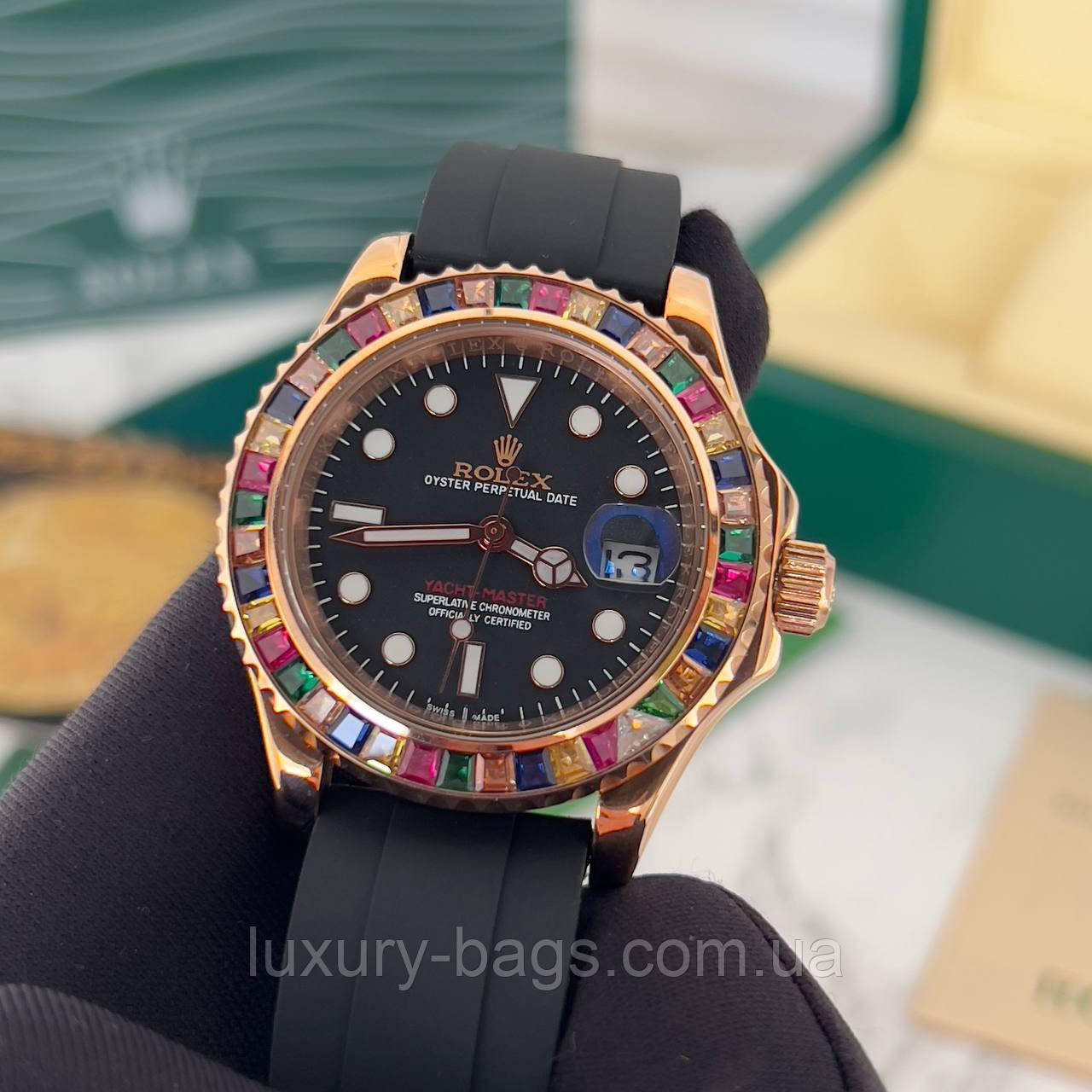 Годинник Rolex Yacht-Master Diamond Rubber