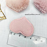 Патчі "Хутряні серця" 4 см, фото 3