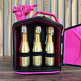 Каністра-бар 5 л, в рожевому кольорі - яскравий міні бар на подарунок, дівчині, кумі, фото 10