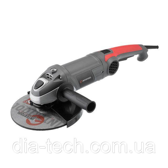 Шліфмашина кутова 2500 Вт INTERTOOL DT-0295