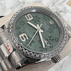 Годинник жіночий Rolex 36 mm Datejust Diamond Floral Silver-Green, фото 7