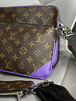 Сумка мужская Louis Vuitton Trio Messenger Monogram s058-1 хорошее качество