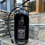 Вогнегасник бар Jack Daniel’s, чорний, оригінальний подарунок чоловікові, поліцейському, другу, фото 5
