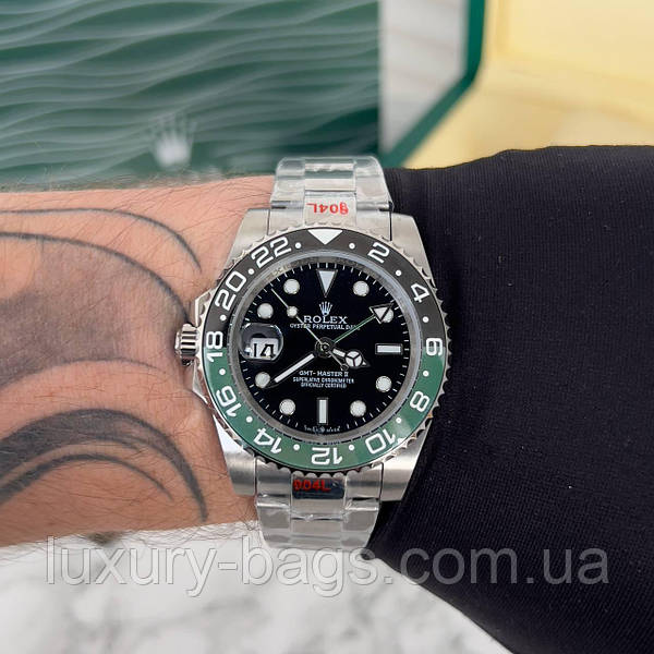 Rolex GMT Master II Silver Black Green 2003922185