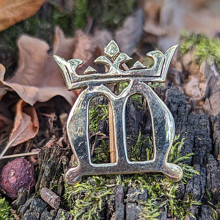 М в Короне брошь бейдж, фото 3