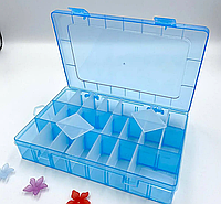 Органайзер 24 ячейки / коробка пластиковая на 24 ячейки 19.5*13*3.5CM (с съёмными перегородками)