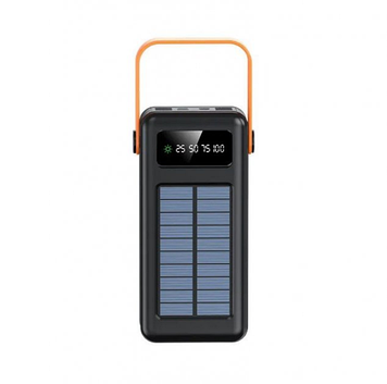 Портативний зарядний пристрій YM-636CX 40000mAh із сонячною панеллю | Power Bank | Павербанк